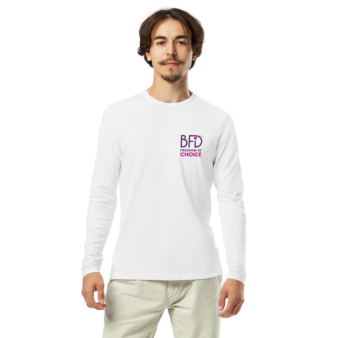 Long Sleeve Fitted Crew