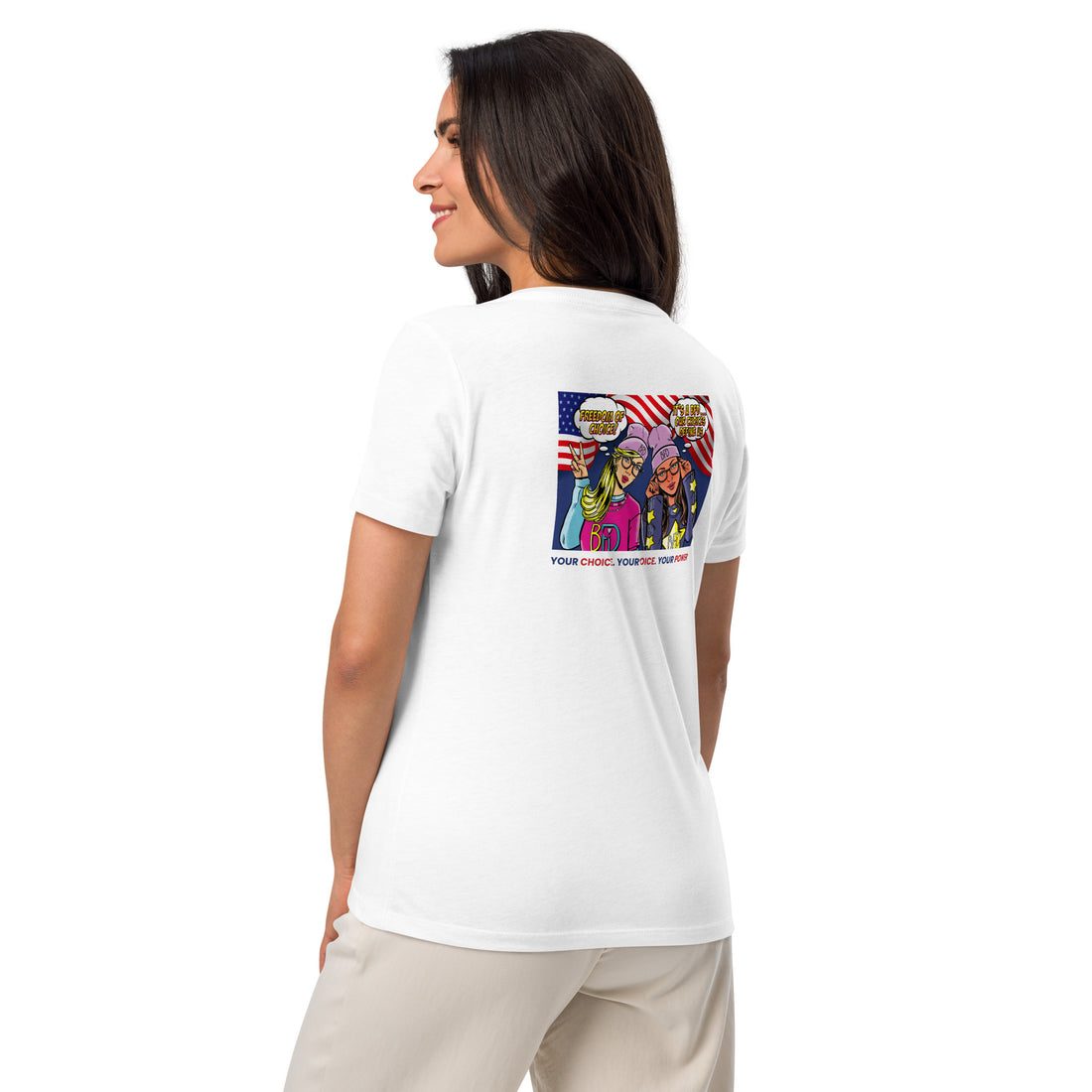 Women’s relaxed v-neck t-shirt
