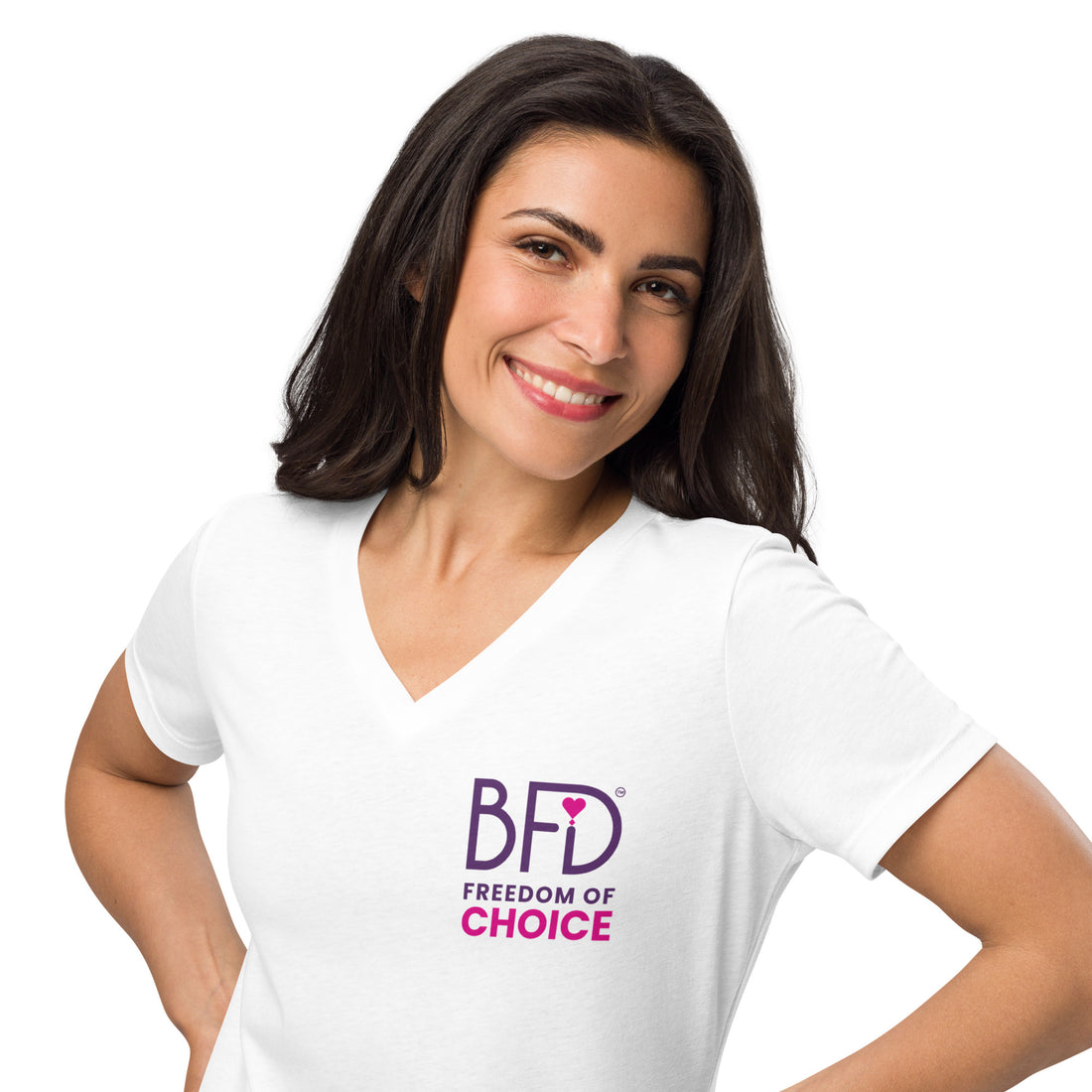 Women’s relaxed v-neck t-shirt